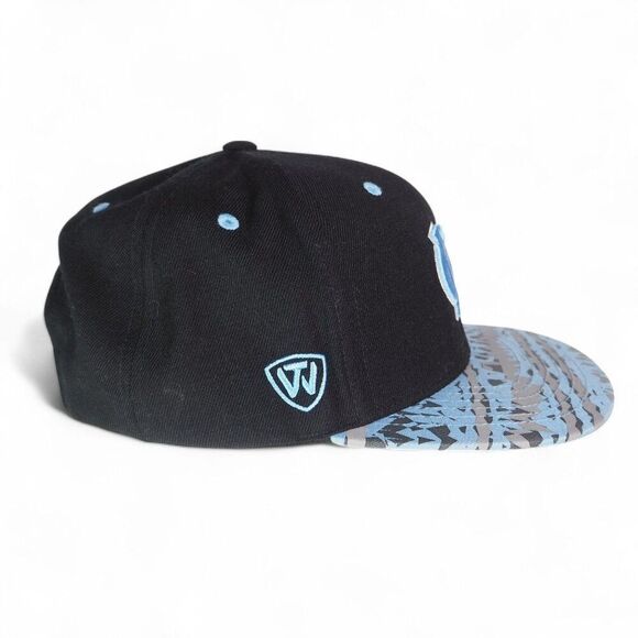 Top of the World Carolina Tar Heels Abstract Brim Snapback Hat Black / Blue OS - Picture 4 of 8